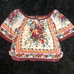 Off the shoulder blouse